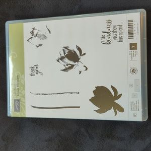 Lotus Blossom peel & stick stamps